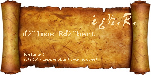 Álmos Róbert névjegykártya