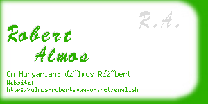 robert almos business card